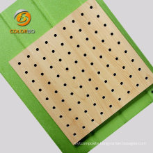 Wooden Perforated Acoustic Panel Sound Building Materials